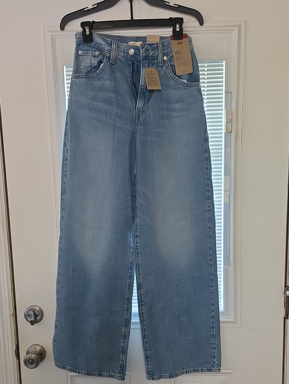 Levi's Light Blue Wide-Leg Flare Jeans